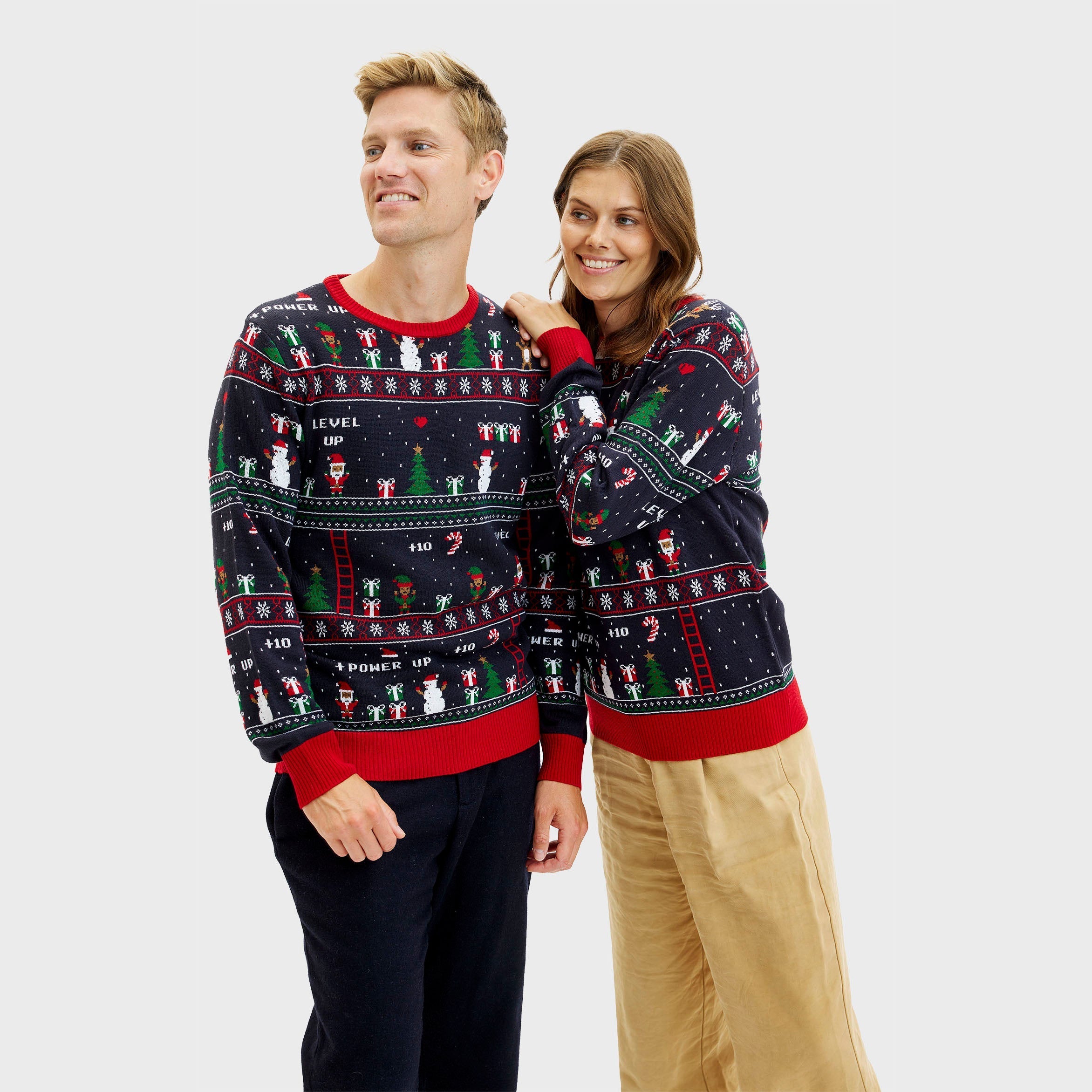 Vintage gamer Weihnachtspullover - Herren